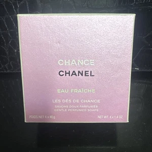 CHANEL Chance Eau Fraiche Les Des De Chance Soap Bars Bnib Sealed - Picture 1 of 3