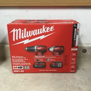 Milwaukee 2691-22 M18 Akku-Bohrschrauber / Schlagschrauber Combo-Kit - Bild 1 von 4
