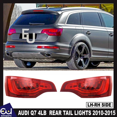 2X LEFT & RIGHT LED REAR LIGHT TAIL LIGHTS LAMPS FOR AUDI Q7 4LB 2010-2015 - Image 1 of 4