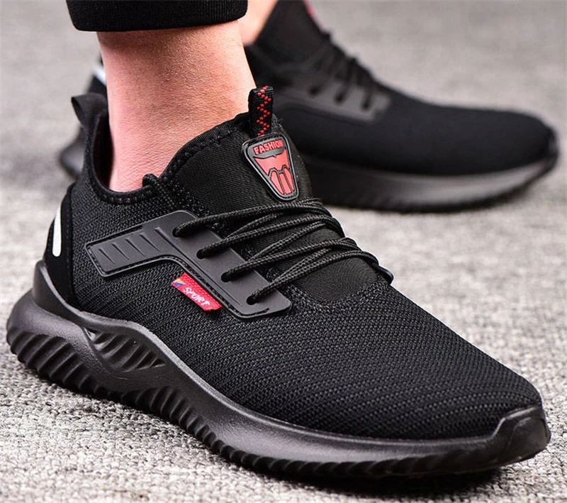 Arbeitsschuhe S3 Sicherheitsschuhe Stahlkappe Atmungsaktiv Schwarz Schutzschuhe - Bild 1 von 4