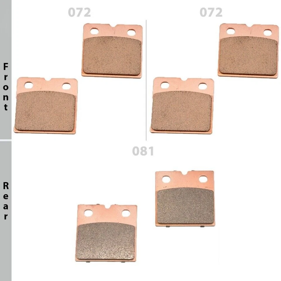 Pastilhas de freio GOLDfren 072S3-x2-081S33 compatíveis com BMW K100/2 '88-90 - Imagem 1 de 1
