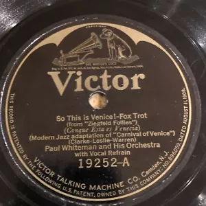 JAZZ Paul Whiteman 78 rpm VICTOR 19252 LEARN TO DO THE STRUT V+ - Picture 1 of 4