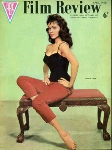Film Review Magazine Jackie Lane Sexy Barefoot Cover Photo Tommy Steele April 58 - Photo 1/2