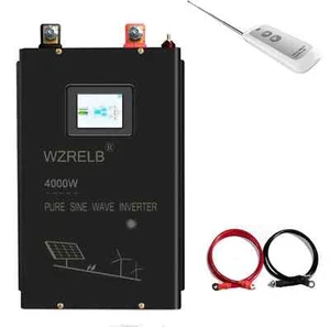 4000W Pure Sine Wave Inverter 36V to 120V 240V Split Phase Solar Home Car Remote - Picture 1 of 9