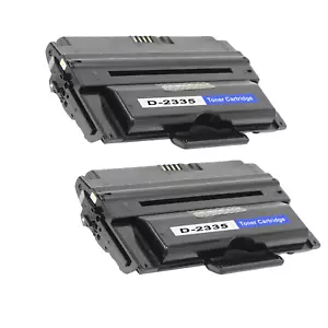 2 Black Toner Cartridge For Dell 2235dn 2355dn 2335dn DELL2335 - Picture 1 of 2