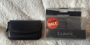 Panasonic Lumix Original Black Genuine Leather Case Shell DMWUK-CFX30-K for FX30 - Picture 1 of 5