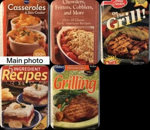 Bundle Of 5 Small Recipe Books-Casseroles - Grilling- Holidays- Parties Celebrat - Picture 1 of 6