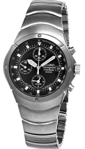 Reloj Hombre SEIKO Alarm Titanio Cronógrafo 40MM SNA025P1 - Imagen 1 de 3