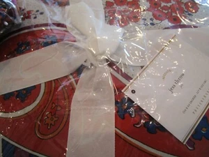 Pottery Barn Jess scarf print throw silk cotton reverses to acrylic new w tag - Picture 1 of 2