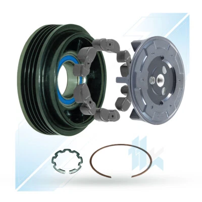 A/C Compressor Clutch Kit fits BMW 545i E60 645i E63 735iL 745iL 760iL E65 E66 - Image 1 of 3