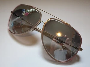 DITA CONDOR TWO Pink 12k Gold Grey Mirrored Lens Glasses Eyewear Sunglasses NEW - Picture 1 of 5