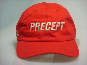 NEU OEM Red Precept Golf Visier Tour Premium mit weißen Buchstaben & Adj. Verschluss (B536) - Bild 1 von 6