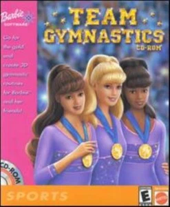 Barbie Team Gymnastics PC CD compete routine uneven bars beam olympic event game - Bild 1 von 1