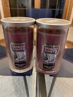 Yankee Candle "Home Sweet Home" 12 oz. Pillar Candle Jar New Lot of 2