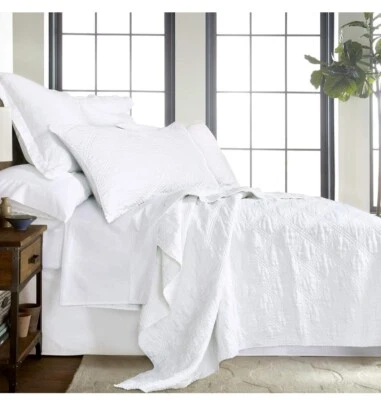 Edredón Levtex Home 100 % lino delantero 100 % algodón trasero lujo tamaño king 106"x 92" Foto 1 de 4