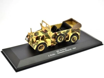 Eaglemoss Military Vehicle 1:43 EM0044 Kfz.15 Horch Personnel Car 4.Pz.Dv - Image 1 of 4