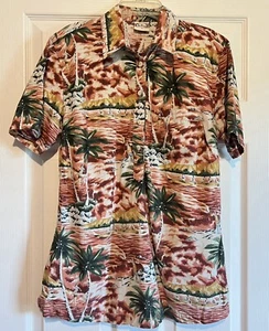 Go Barefoot Damen Hawaiihemd Knopfleiste Kurzarm Medium - Bild 1 von 3