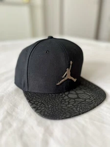 NIKE AIR JORDAN Jumpman Snapback Black Hat Cap | Adjustable | One Size - Picture 1 of 6