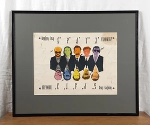 Póster original vintage de Braty Hadiukiny, banda de rock ucraniana, recuerdos musicales - Imagen 1 de 8