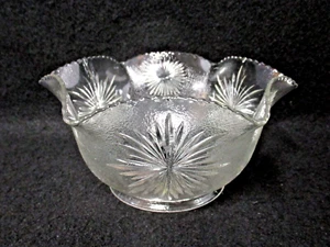 VINTAGE STARBURST GAS, BANQUET OIL OR SOLAR LAMP SHADE 4" FITTER - Picture 1 of 6