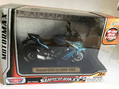 Suzuki GSX-S1000F ABS, MotorMax Motorrad Modell 1:18 - Bild 1 von 4