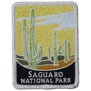 Saguaro National Park Patch - Cactus Southwest Desert Arizona Badge 3" (Iron on) - Picture 1 of 1