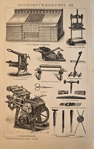 1897 Antiker Druck = BÜCHER REALISIERUNG = Maschinen = Old Print # - Bild 1 von 2