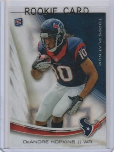 DeANDRE HOPKINS ROOKIE CARD Topps Platinum REFRACTOR X-FRACTOR Football 2013 RC! - Picture 1 of 2
