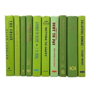 Modern Hardback Books in Light Green | Decorative Books By Color | Gently Used - Bild 1 von 4