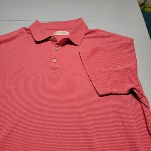 Jamaica Jaxx Polo Shirt Mens XXL Orange Athletic Golf Outdoor Casual - Picture 1 of 12