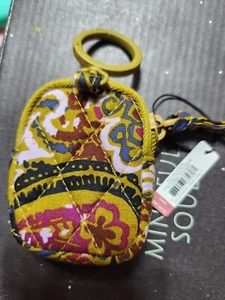 Vera Bradley ESSENTIAL BAG CHARM Airpod BUTA SPRAY - Picture 1 of 4