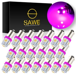 20 x SAWE Rosa T11 BA9S T4W H6W 1895 57 5-SMD Bombilla LED Lámpara para Mapa Domo - Imagen 1 de 5