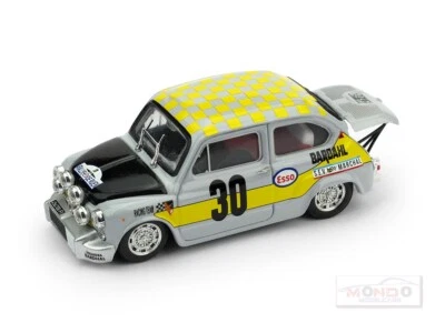 1:43 Brumm Fiat Abarth 1000 Rally De Rouen 1969 Ficol Beurden #30 Bardahl R560 M - Immagine 1 di 2