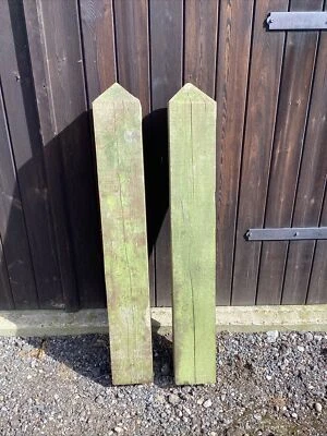 Wooden Bollards x3 - Image 1 of 2