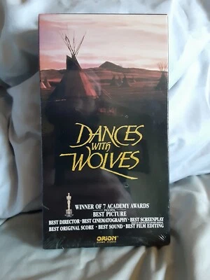 Dances With Wolves VHS Sealed Watermark Kevin Costner - Image 1 of 4