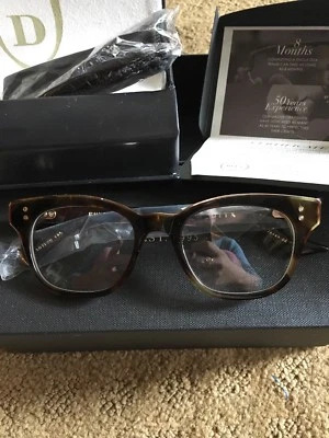 NEW Dita Rhythm DRX-3039 B-TRT-GLD Dark Tortoise Back 12K Gold Eyeglasses 50mm - Image 1 of 4