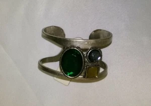 Antik Stil Strass Silber Armreif Armband - Neu - Bild 1 von 2