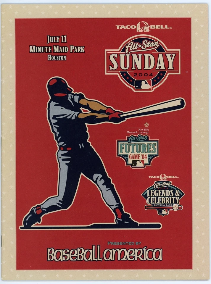 MLB All Star 2004 Futures Game Program Wright Fielder Felix Cano New - Image 1 of 1