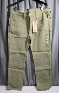 Levi's Men's 514 Straight Leg Stretch Regular Fit Jeans 38x32 NEW Green - Picture 1 of 12