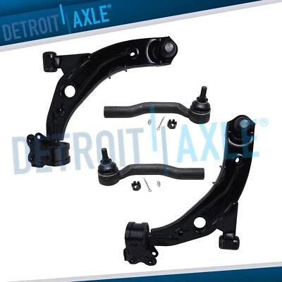 Front Lower Control Arms Outer Tie Rods for 2007 2008 2009 2010-2012 Mazda CX-7 - Image 1 of 4