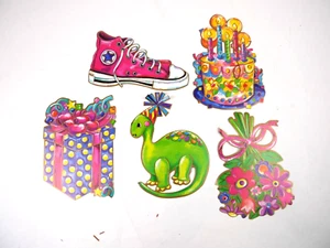 Set of 6 Gift Package Embellishments NEW Birthday - Picture 1 of 2