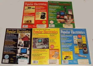 Popular Electronics, A Lot of Five Magazines: Jun, Sep, Oct, Nov, Dec 1991 - Picture 1 of 6