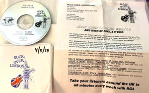 4/3/98 ROCK OVER LONDON EXCLUSIVE IN STUDIO ACOUSTIC SESSION UNBELIEVABLE TRUTH - Picture 1 of 2