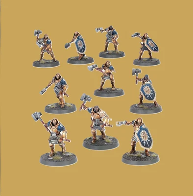 Warhammer AoS Stormcast Eternals (10) Liberators w/Grandhammer! NEW NO BOX - Image 1 of 2