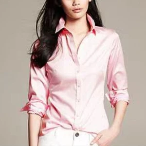 Banana Republic Pink Fitted Non-Iron Button-Up Shirt - Picture 1 of 7