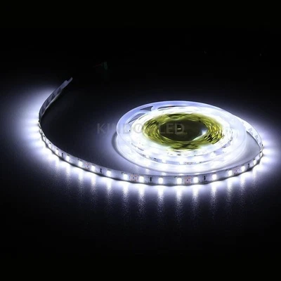 16ft SMD 5630/5730 Cool White 300 LED Flexible Light Strip Non-Waterproof 6000K - Image 1 of 3
