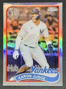 2024 Topps Chrome AARON JUDGE '89 Topps Anniversary New York Yankees - Picture 1 of 2