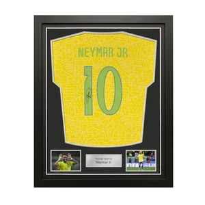 Neymar Signed Brazil Authentic 2024 Football Shirt. Standard Frame - Picture 1 of 5