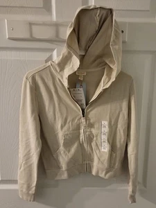 Cat & Jack Girls Hoodie, Beige,  Size L (10/12) - Picture 1 of 3