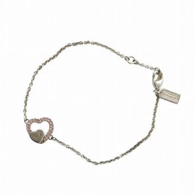 Brazalete Coach COACH Accesorio Plata 925 Logo Estrás Corazón Plata Col Foto 1 de 4